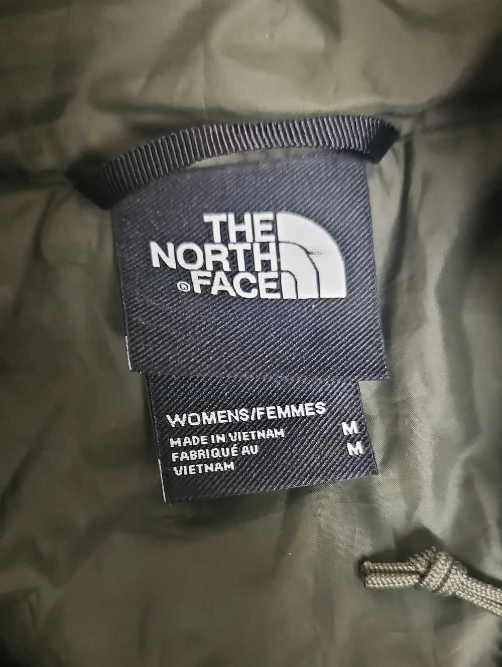 NWOT North Face Women's Eco Thermoball Puffer Insulated Jacket - Olive/Black